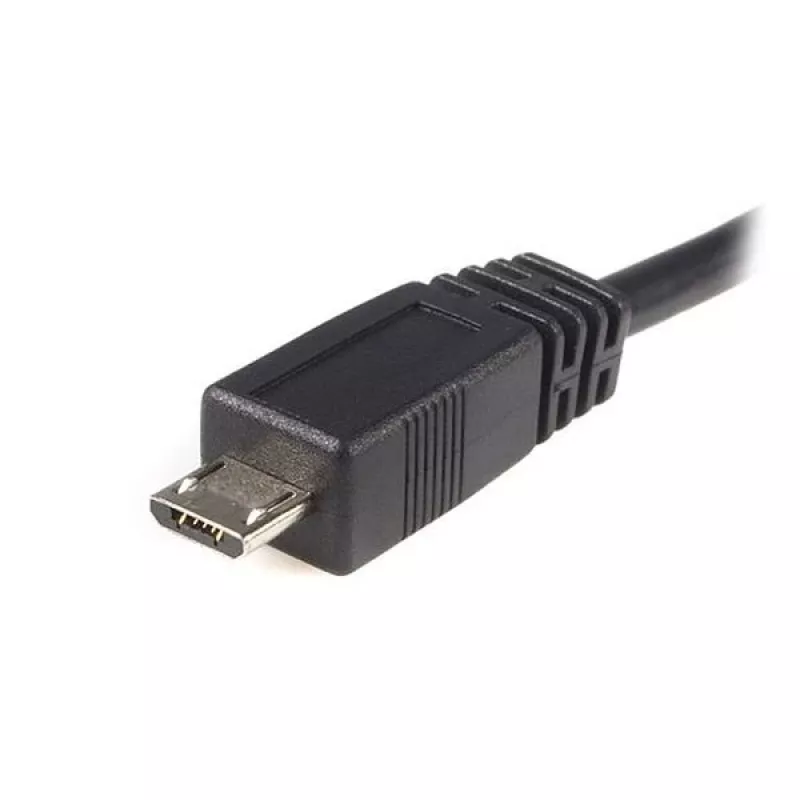 StarTech.com 1m Micro USB Cable - A to Micro B, 1 m, USB A, Micro-USB B, USB 2.0, Male/Male, Black