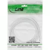 InLine DC extension cable, DC male/female 4.0x1.7mm, AWG 18, white 3m