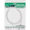 InLine DC extension cable, DC male/female 4.0x1.7mm, AWG 18, white 1m