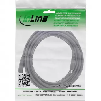 InLine DC extension cable, DC male/female 4.0x1.7mm, AWG 18, black 3m