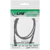 InLine DC extension cable, DC male/female 4.0x1.7mm, AWG 18, black 2m