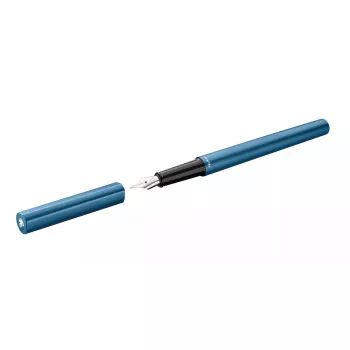 Fountain Pen Pelikan 823609 Cartridge Filling System Blue Petrol
