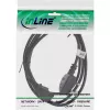 InLine power cable England male / 3pin IEC C13 male, 0.5m