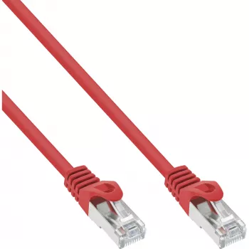 InLine Patch Cable SF/UTP Cat.5e red 2m