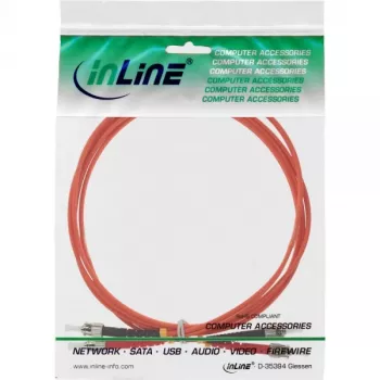 InLine Fiber Optical Duplex Cable ST/ST 50/125µm OM2 3m