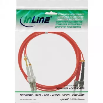 InLine Fiber Optical Duplex Cable LC/ST 50/125µm OM2 2m