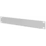 Intellinet 10 inch Blank Panel, 1U Cover for Unused Space in 10 inch Cabinet, Metal, Grey