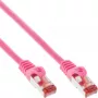 InLine Patch Cable S/FTP PiMF Cat.6 250MHz PVC copper pink 7.5m