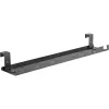 Cable guide/shelf for under-table mounting InLine 131×590×74 mm, black