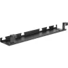 Cable guide/shelf for under-table mounting InLine 131×590×74 mm, black