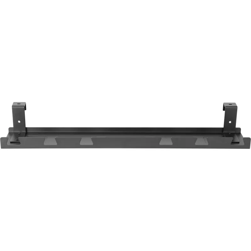 Cable guide/shelf for under-table mounting InLine 131×590×74 mm, black