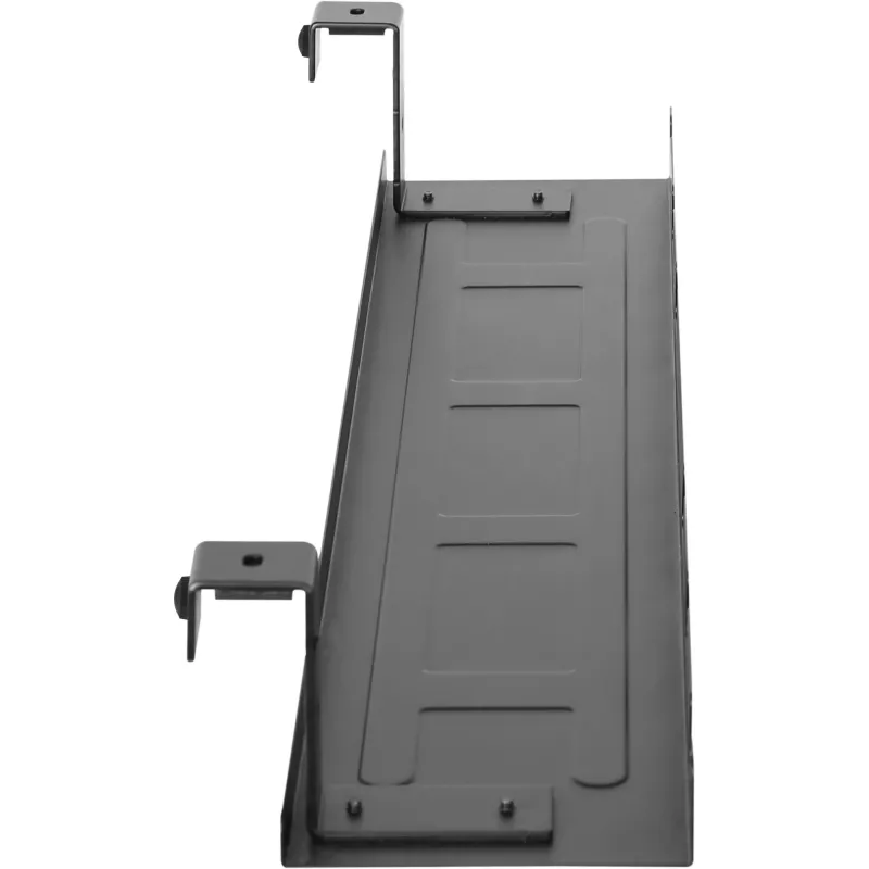 Cable guide/shelf for under-table mounting InLine 131×590×74 mm, black