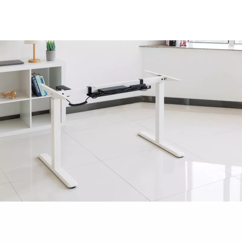 Cable guide/shelf for under-table mounting InLine 131×590×74 mm, black
