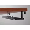 Cable guide/shelf for under-table mounting InLine 131×590×74 mm, black