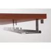 Cable guide shelf for under-table mounting InLine 131×590×74 mm grey