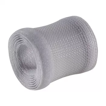 Cable conduit InLine fabric hose with hook-and-loop fastener 1 m × 25 mm, black