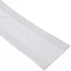 Cable sleeve InLine 1 m × 25 mm, fabric hose with hook-and-loop fastener, white