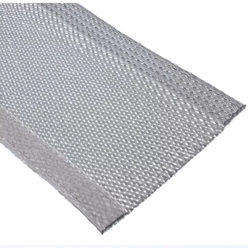 InLine Cable conduit, fabric hose with hook and loop fastener, 1m x 25mm grey