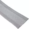 InLine Cable conduit, fabric hose with hook and loop fastener, 1m x 25mm grey