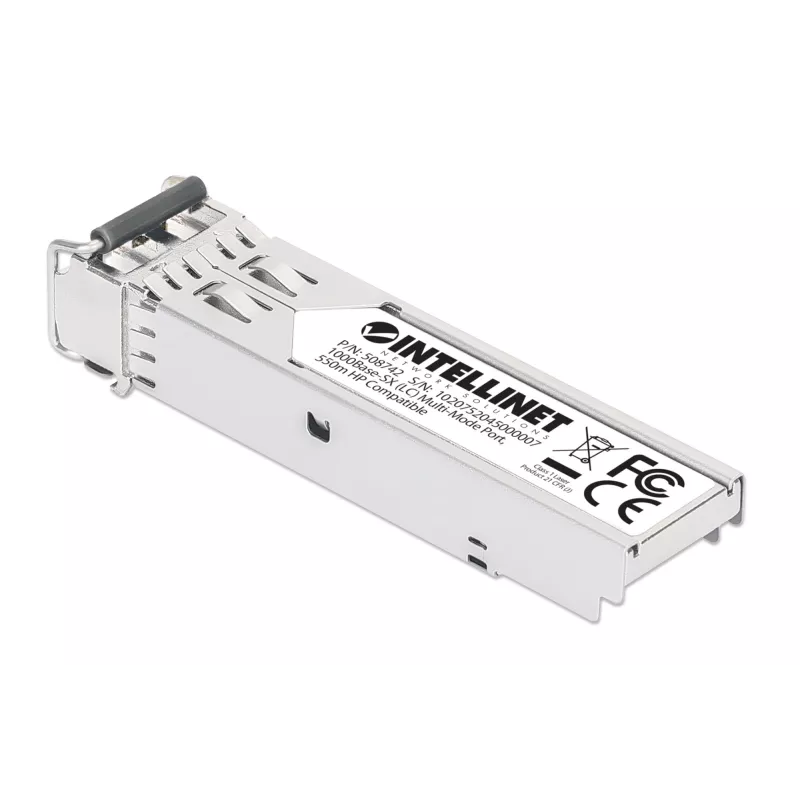 Intellinet Transceiver Module Optical Gigabit Fiber SFP Mini-GBIC 1000Base-Sx LC 550m 850nm