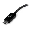 StarTech.com 5in Micro USB to USB OTG Host Adapter M/F, 0.127 m, Micro-USB B, USB A, USB 2.0, 0.48 Gbit/s, Black