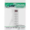 InLine Power strip SWITZERLAND, 6-way, with switch, 1.5m, white