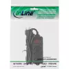 InLine Socket strip SWITZERLAND, 3-way, with switch, 1.5m, black