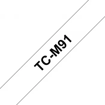 Labelling Tape Brother TCM91 9mm Black on Transparent