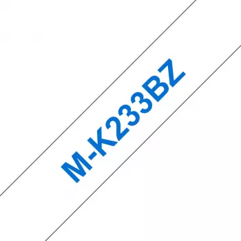 Labeling Tape Brother MK233 12mm Blue/White