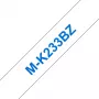 Labeling Tape Brother MK233 12mm Blue/White