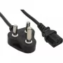InLine power cable Type D South Africa 5A / IEC male 1.8m