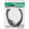 InLine power cable Type D South Africa 5A / IEC male 1.8m