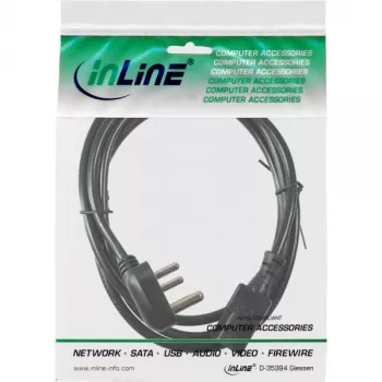 InLine power cable Type D South Africa 5A / IEC male 1.8m