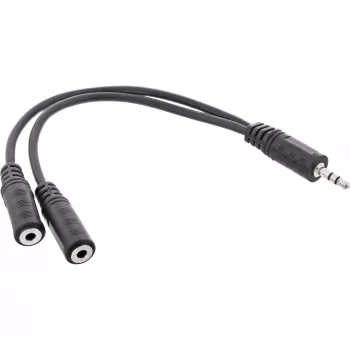 Y-Cable 3.5mm Jack Male to 2x 3.5mm Female Stereo 5m InLine 99300D