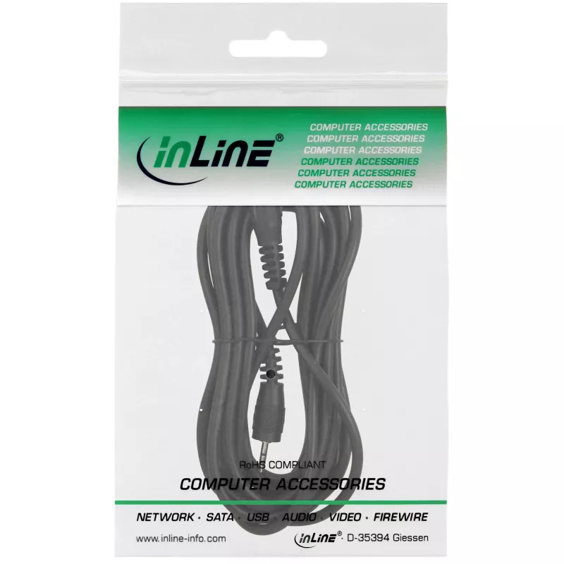 InLine Audio Cable 2.5mm Stereo male / male 2m