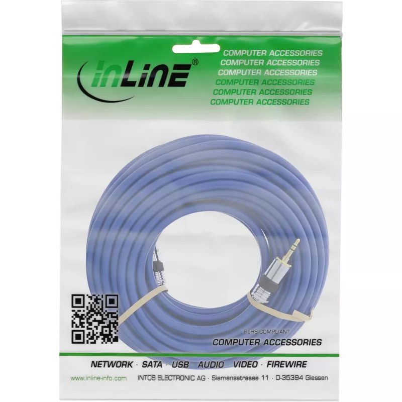 InLine Premium Audio Cable 3.5mm Stereo male / male 15m