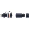 InLine Cat.6A coupling set, waterproof IP68, 2x RJ45 F/F, 1:1