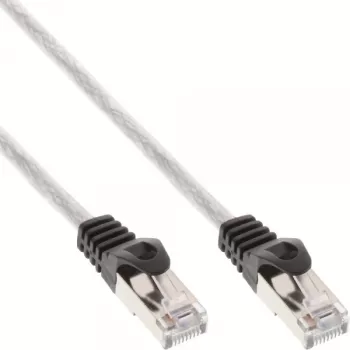 InLine Patch Cable SF/UTP Cat.5e transparent 7.5m, 7.5 m, Cat5e, SF/UTP (S-FTP), RJ-45, RJ-45, Transparent