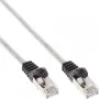 InLine Patch Cable SF/UTP Cat.5e transparent 7.5m, 7.5 m, Cat5e, SF/UTP (S-FTP), RJ-45, RJ-45, Transparent