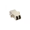 InLine Fiber Optical Adapter Metal Duplex LC/LC MM Ceramic Sleeve with Flange 89989M