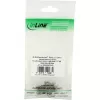 InLine Fiber Optical Adapter Metal Duplex LC/LC MM Ceramic Sleeve with Flange 89989M
