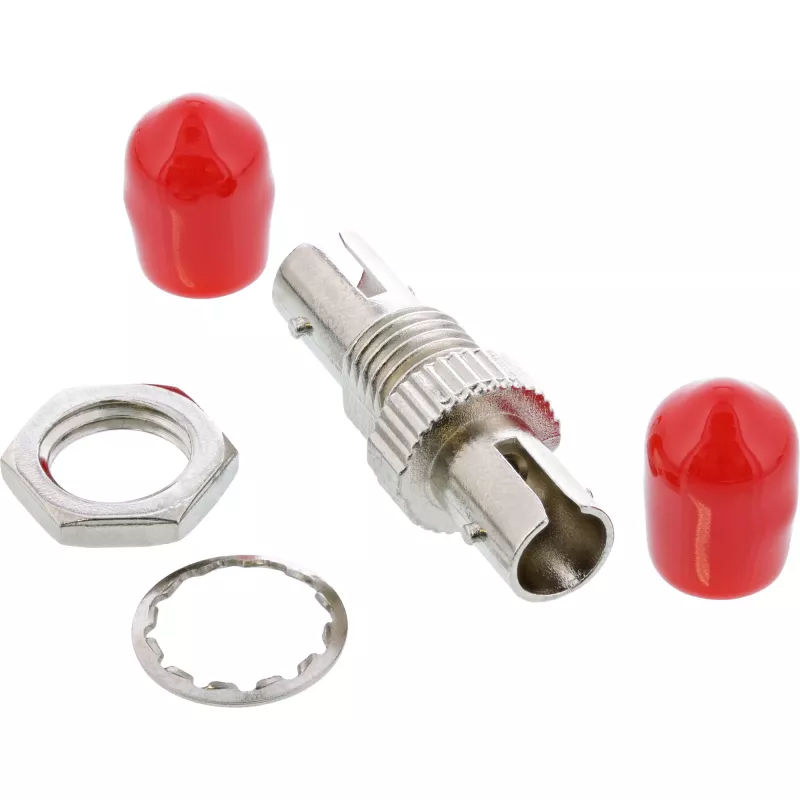 InLine Fiber Optical connector Simplex ST/ST multimode metal sleeve 89990B