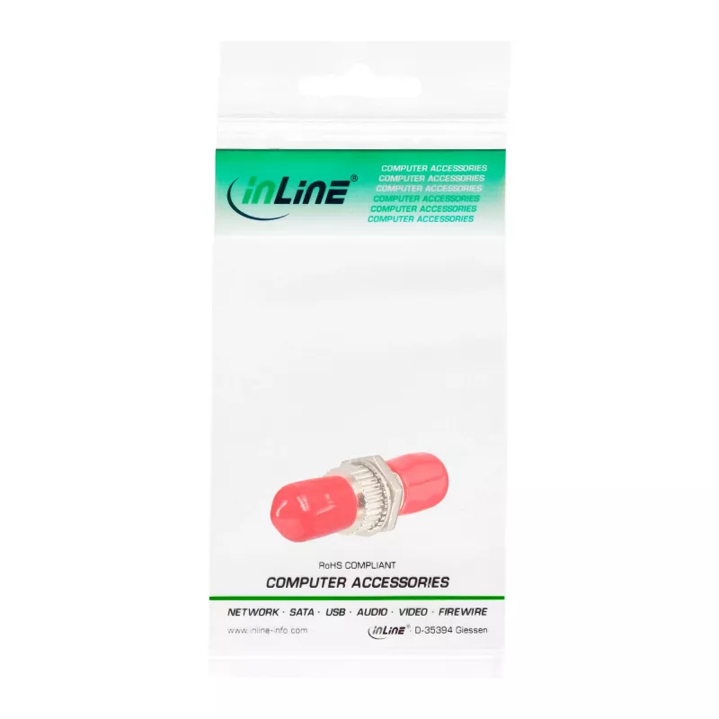 InLine Fiber Optical connector Simplex ST/ST multimode metal sleeve 89990B