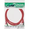 InLine Patch Cable F/UTP Cat.5e red 0.5m