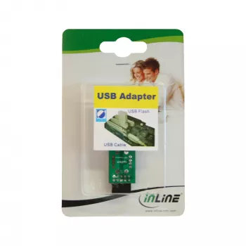 InLine USB 2.0 Adapter internal 2x USB A female to Mainboard Header 33440I