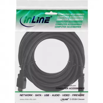 HDMI Cable High Speed male / male black 5m InLine 17605E