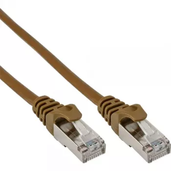 InLine Patch Cable SF/UTP Cat.5e brown 1.5m