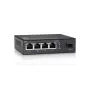 LevelOne 5-Port Gigabit Switch, 1 x SFP, Unmanaged, Gigabit Ethernet (10/100/1000), Full duplex, Wall mountable