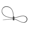 Cable ties InLine mountable double-head 300 mm x 4.8 mm, nylon, black, 100 pcs