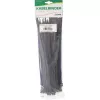 Cable ties InLine mountable double-head 300 mm x 4.8 mm, nylon, black, 100 pcs